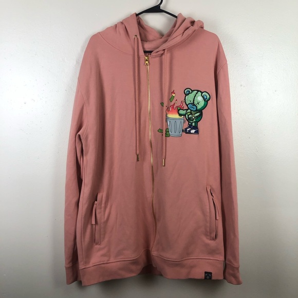 Civilized “Burning Money” Embroidered Hoodie - Picture 4 of 9